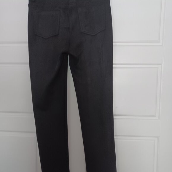 Grayse by Kelly and Marie Gray faux suede 5 pocket pant - Picture 3 of 5